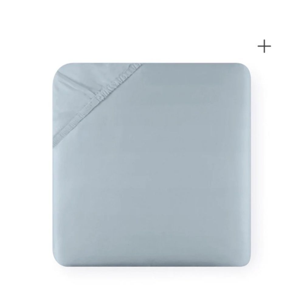 Sferra GIOTTO BY SFERRA TWIN FITTED 17" POCKET. Color: Ice